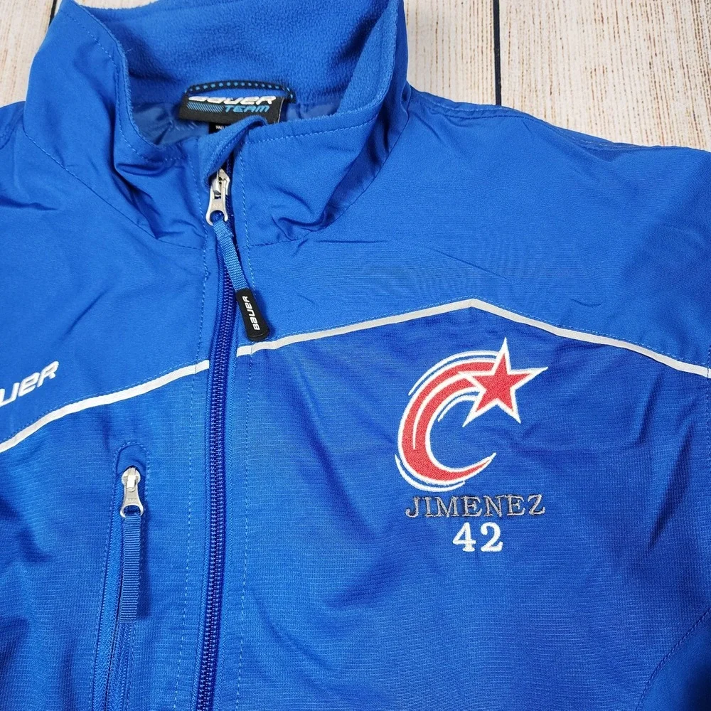 Bauer Team Hockey Jacket Youth Size Large‎ Blue L
